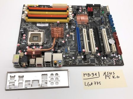 Asus P5QC LGA775 használt alaplap DDR2 vagy DDR3 Intel P45 PCI-e 