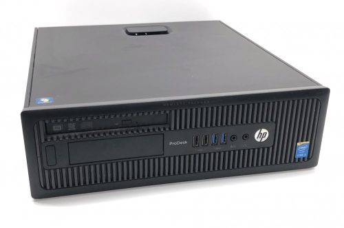 HP ProDesk 600 G1 SFF használt számítógép i3-4130 3,40Ghz 8Gb DDR3 120Gb SSD + 500Gb HDD
