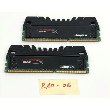   Kingston HyperX BEAST 8Gb KIT (2x4GB) használt memória RAM DDR3 1600MHz PC3-12800 CL11 KHX16C9T3K4/16X