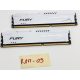 Kingston HyperX FURY 8Gb KIT (2x4GB) használt memória RAM DDR3 1866MHz PC3-14900 CL10 HX318C10FW/4