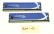 Kingston HyperX Genesis 4Gb DDR3 KIT (2x2GB) használt memória RAM 1333MHz PC3-10600 CL9 KHX1333C7AD3K2/4G