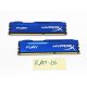 Kingston HyperX FURY 8Gb KIT (2x4GB) használt memória RAM DDR3 1600MHz PC3-12800 CL10 HX316C10F/4