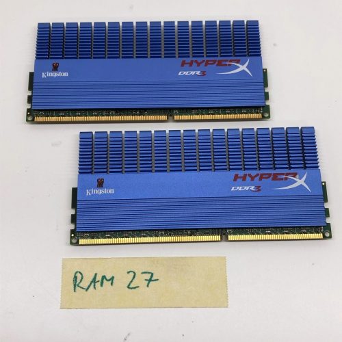 Kingston HyperX 8Gb KIT (2x4GB) használt memória RAM DDR3 1600MHz PC3-12800 CL9 KHX1600C9D3T1K2/8GX