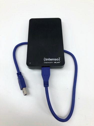 Intenso Memory Play 1TB használt külső HDD USB 3.0 merevlemez 2,5” 100/100