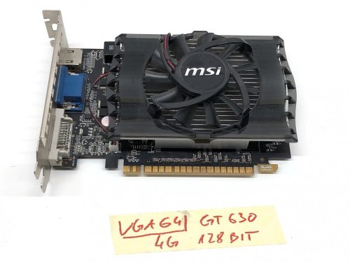 MSI NVIDIA GeForce GT 630 4Gb DDR3 128bit használt videokártya N630GT-MD4GD3