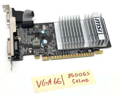 MSI nVIDIA Geforce 8400GS 512Mb használt videokártya GDDR3 64bit PCIe 