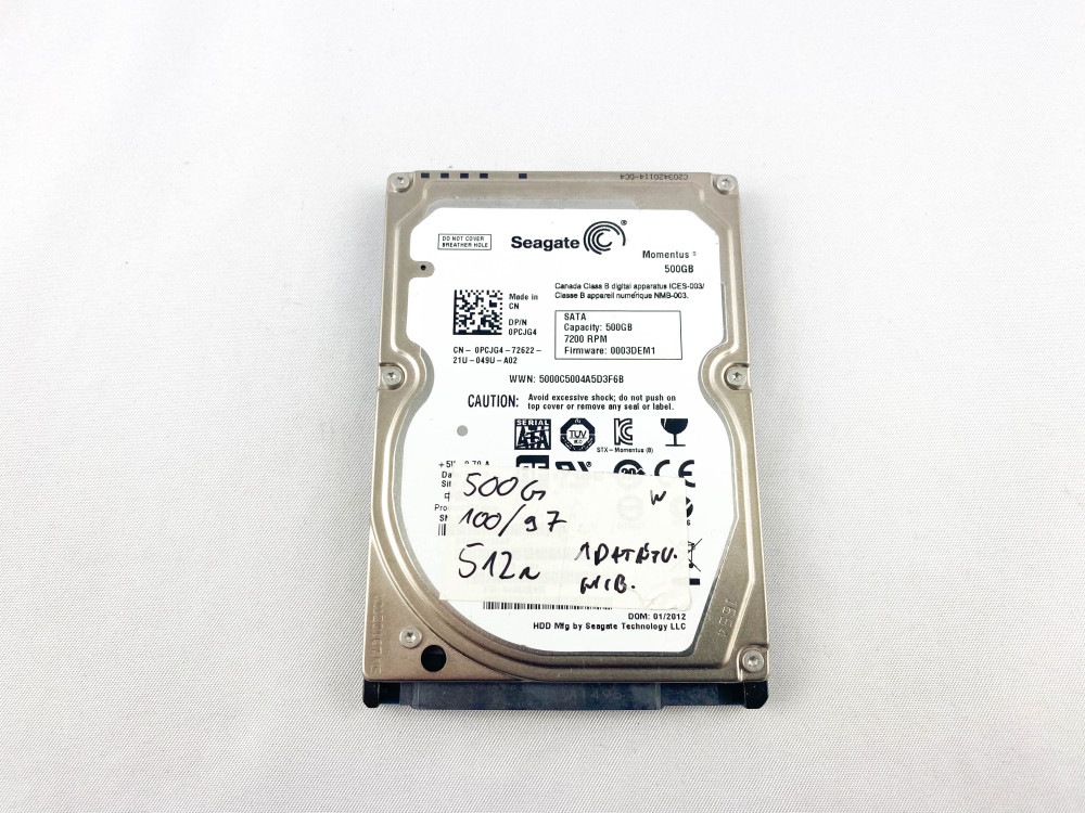 Seagate Momentus St As Gb Haszn Lt Laptop Sata Hdd