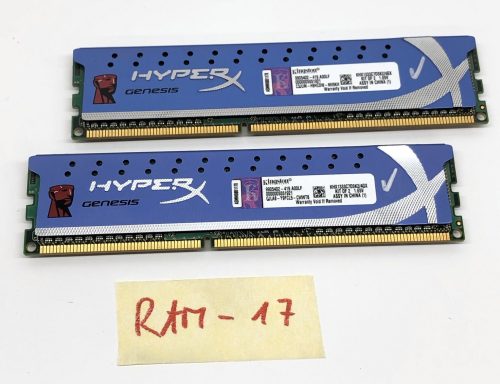 Kingston HyperX Genesis 4Gb DDR3 KIT (2x2GB) használt memória RAM 1333MHz PC3-10600 CL7 KHX1333C7D3K2/4GX