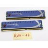   Kingston HyperX Genesis 4Gb DDR3 KIT (2x2GB) használt memória RAM 1333MHz PC3-10600 CL7 KHX1333C7D3K2/4GX
