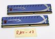 Kingston HyperX Genesis 4Gb DDR3 KIT (2x2GB) használt memória RAM 1333MHz PC3-10600 CL7 KHX1333C7D3K2/4GX
