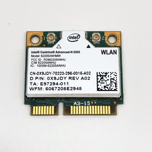 Intel 6205 WLAN wifi kártya adapter Dell E5420 E5430 802.11b/g/n 300Mbps 0X9JDY